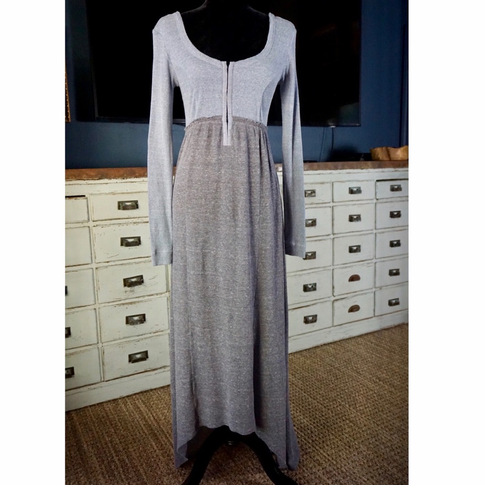 Free People Gray Maxi Dress